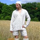 Bruche mittel (Unterhose) 13./14. Jhd., cremeweiß, maschinengenäht, Gr. S