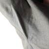 Leinenhemd, 13.-15. Jhd., mit rundem Ausschnitt, maschinengenäht, cremeweiß, Gr. S