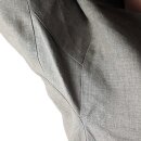 Leinenhemd, 13.-15. Jhd., mit rundem Ausschnitt, sichtbare Nähte handgenäht, cremeweiß, Gr. M