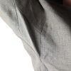 Leinenhemd, 13.-15. Jhd., mit rundem Ausschnitt, sichtbare Nähte handgenäht, cremeweiß, Gr. L