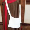 Brotbeutel, Pilgertasche aus Leinen - Grün