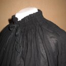 Feine Renaissance-Chemise mit Stehkragen (Damen & Herren) Weiß XS/S