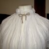 Feine Renaissance-Chemise mit Stehkragen (Damen & Herren) Weiß XS/S