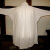 Feine Renaissance-Chemise mit Stehkragen (Damen & Herren) Weiß XS/S